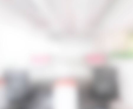 Abstract White Blur Interior Of The backgroundの写真素材