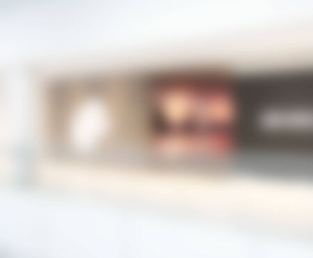 Abstract White Blur Interior Of The backgroundの写真素材