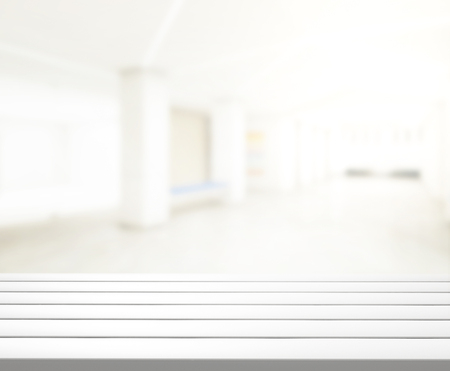 Table Top And Blur Office Of The Backgroundの写真素材