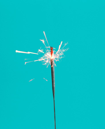 Candle Party On Color For Backgroundの写真素材