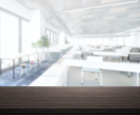 Table Top And Blur Office Of The Backgroundの写真素材