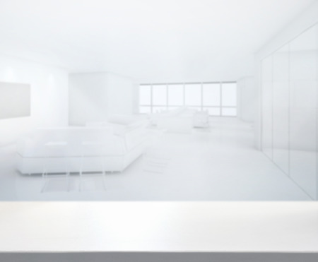 Table Top And Blur Office Of The Backgroundの写真素材