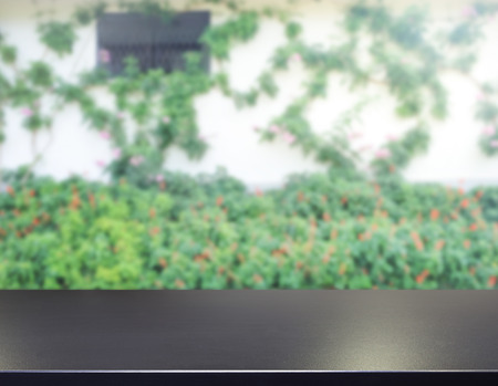 Table Top And Blur Nature For The Backgroundの写真素材
