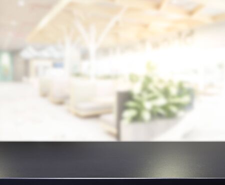 Table Top And Blur Restaurant Of The Backgroundの写真素材