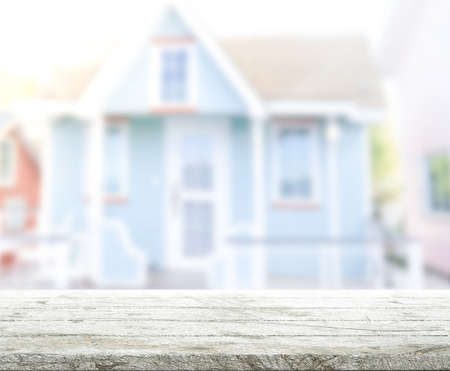 Table Top And Blur Exterior Of The Backgroundの写真素材