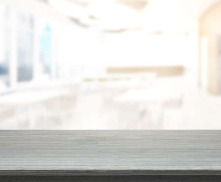 Table Top And Blur Restaurant Of The Backgroundの写真素材