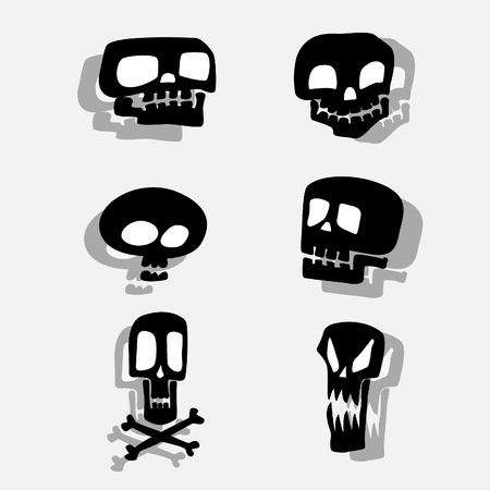 Skulls のイラスト素材