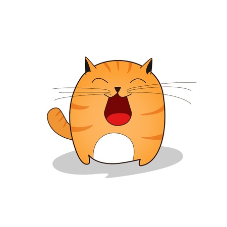 Happy Cat のイラスト素材