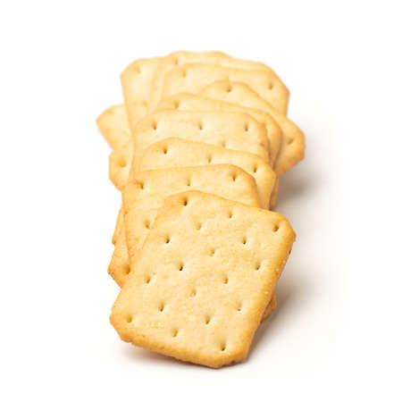 The most delicious biscuits on white backgroundの写真素材