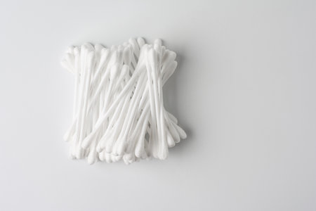 cotton bud isolated on white background. object picture for graphic designer