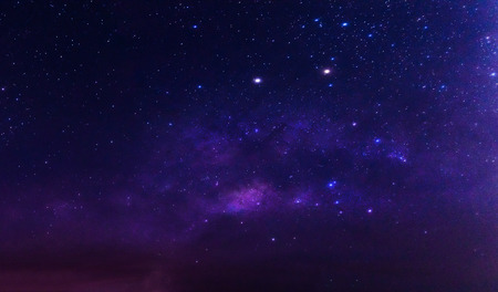 Detail of Milky Way Galaxy ,Long exposure photograph.