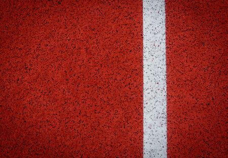 Running track in stadium