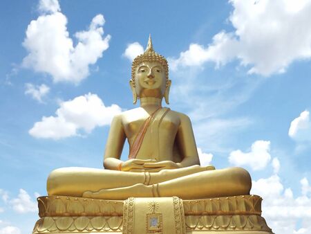 Buddha worship of Buriram の写真素材