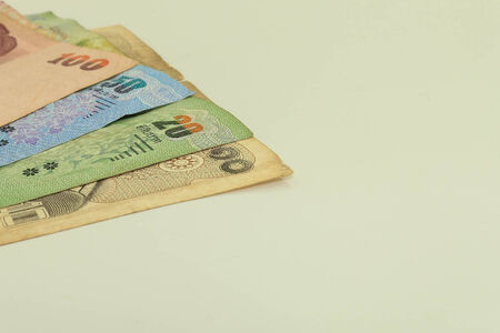 banknote using in the exchange of Thailand.の写真素材