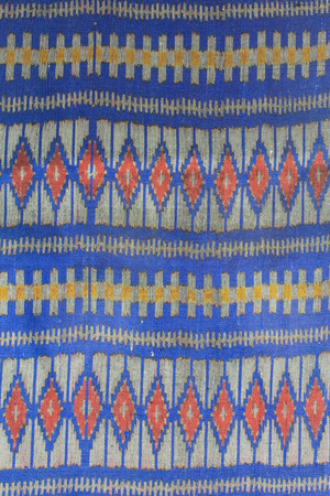 woven fabric a crafting profession is famous for Amphoe Na Pho. In Buri Ram Province, Here is a major exporter of woven fabric of Buriram Province. In Thailand.の写真素材