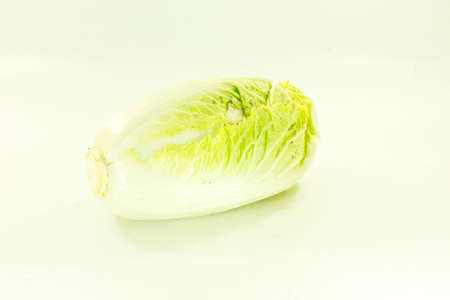 Lettuce isolated on white background.の写真素材