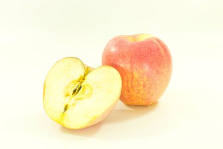 Apple fruit isolated on white background.の写真素材