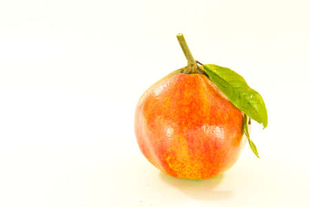Pomegranate isolated on white background.の写真素材