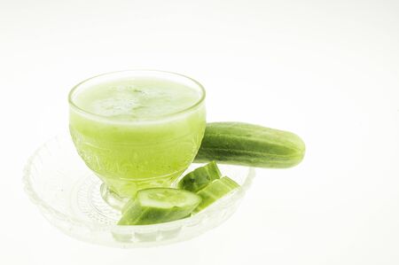 Cucumbers are useful in helping to eliminate residual waste in the body and to help maintain balance in the body. Maintain blood sugar levels Immune levels to be healthyの写真素材