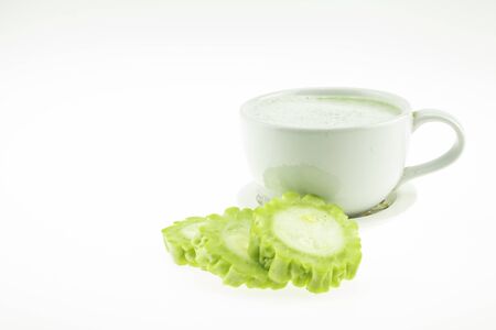 Balsam Pear is a Thai herb that helps strengthen the immune system and helps protect cells from the destruction of various carcinogens.の写真素材