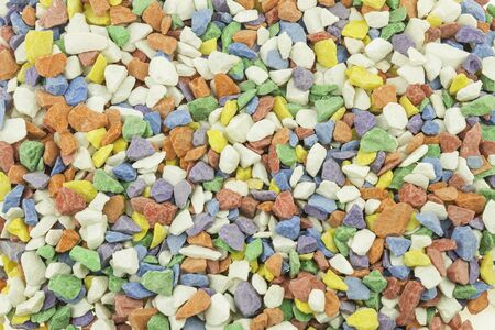 Patterns and backgrounds of multicolored stones