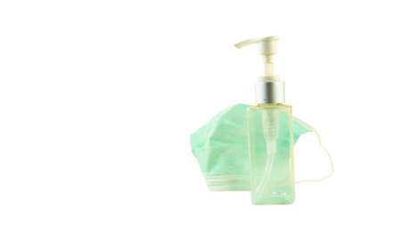 Masks and hand washing gels used for the prevention from virus