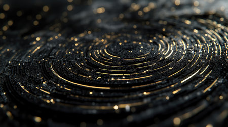 D visualization of an AI-powered digital chip, holographic circuit pattern emerging, cutting-edge computer technology conceptの素材