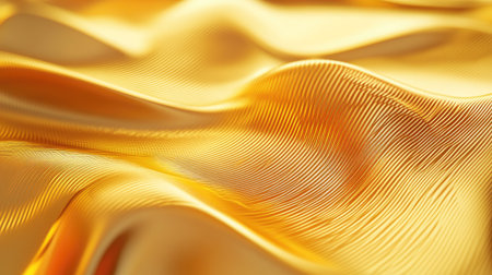 Elegant 3D golden yellow background with intricate details and a polished finish, suitable for refined and sophisticated visuals.の素材