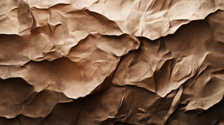 Abstract 3D brown background with a textured, earthy surface and gradient lighting.の素材