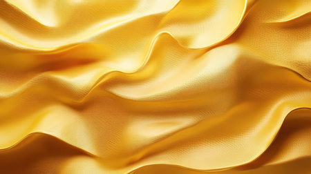 Luxurious 3D golden yellow background with rich textures and subtle highlights, suitable for high-end and sophisticated designs.の素材