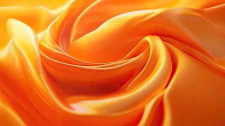 Luxurious 3D orange background with rich textures and subtle lighting, perfect for high-end and elegant presentations.の素材