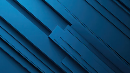 Minimalist 3D blue background with clean lines and subtle textures, perfect for sleek and modern designs.の素材