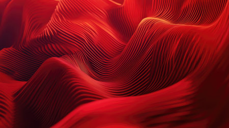 Passionate 3D red background with bold shapes and deep hues, perfect for intense and dramatic compositions.の素材