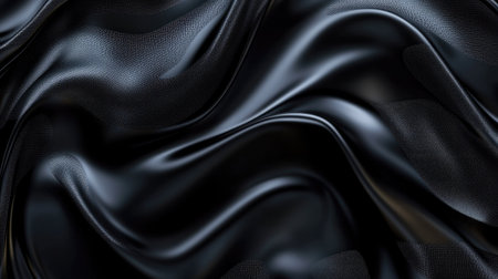 Refined 3D black background with a blend of matte and glossy surfaces, suitable for sophisticated and classy visuals.の素材