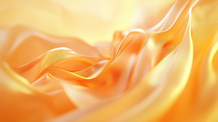 Romantic 3D orange background with warm tones and soft textures, creating a dreamy and enchanting atmosphere.の素材