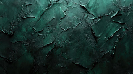 Rich 3D dark green background with luxurious textures and deep hues, perfect for high-end and elegant visuals.の素材
