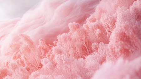 Romantic 3D pink background with warm tones and soft textures, creating a dreamy and enchanting atmosphere.の素材