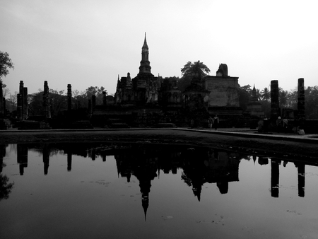 Sukhothai eveningの写真素材
