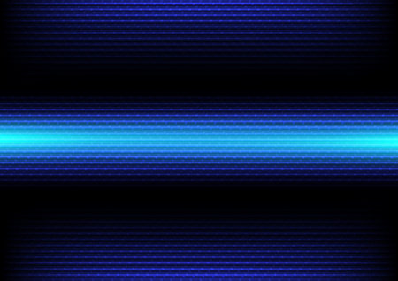 Abstract blue luminous horizontal lines background. High speed line technology background digital and connection concept.のイラスト素材