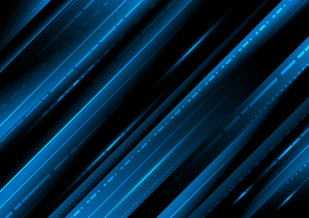 Abstract modern technology futuristic background with diagonal light line vector design.のイラスト素材