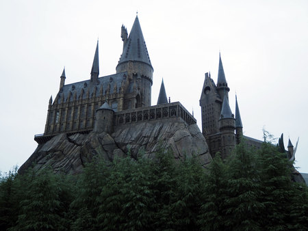 Harry Potter Castle in Universal Studio Japanのeditorial素材