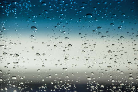 Raindrop on the window paneの写真素材