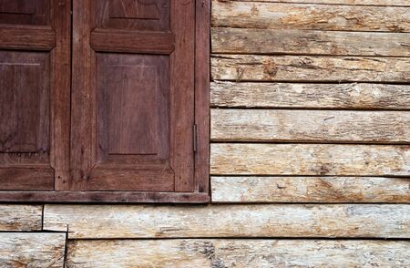 wood windowの写真素材