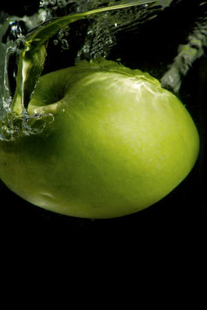 Apple Splashの写真素材