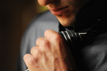 Man with a tieの写真素材