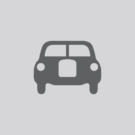 car vector icon illustration isolated on grey backgroundのイラスト素材