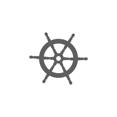 rudder icon icon vector, solid illustrationのイラスト素材