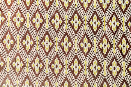 Background of Thai style fabric pattern の写真素材