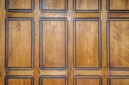 Brown wooden wall a backgroundの写真素材