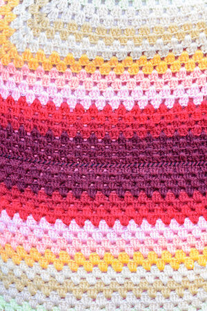 Colorful hand woven cotton fabric の写真素材